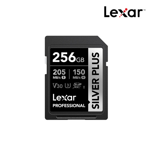 렉사 256GB SD SILVER PLUS V30 UHS-I 메모리 카드 캐논 소니 니콘 후지 카메라 호환