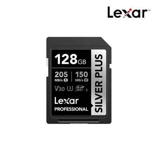 렉사 128GB SD SILVER PLUS V30 UHS-I 메모리 카드 캐논 소니 니콘 후지 카메라 호환